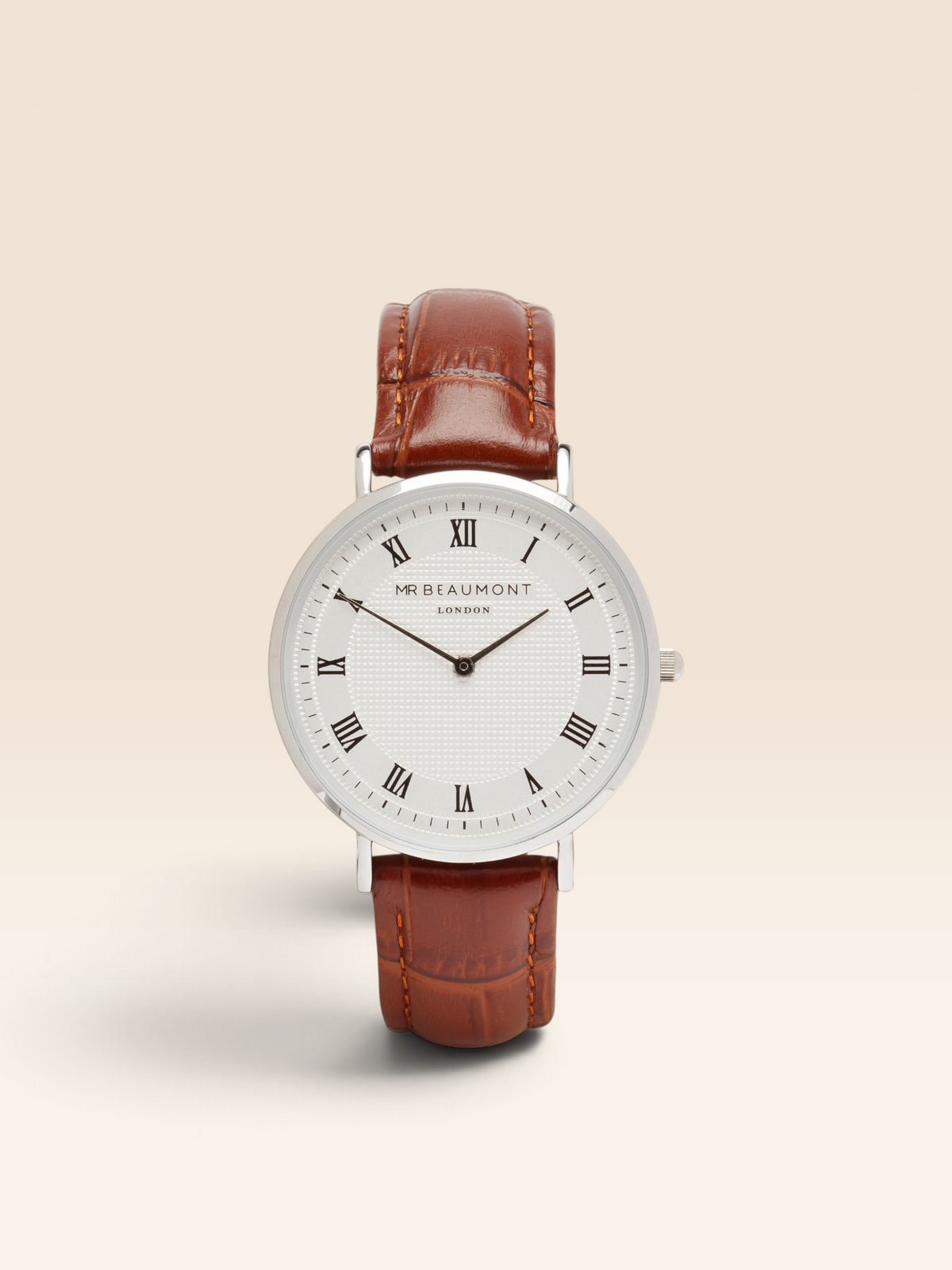 Mr Beaumont Retro Brown/Silver Case