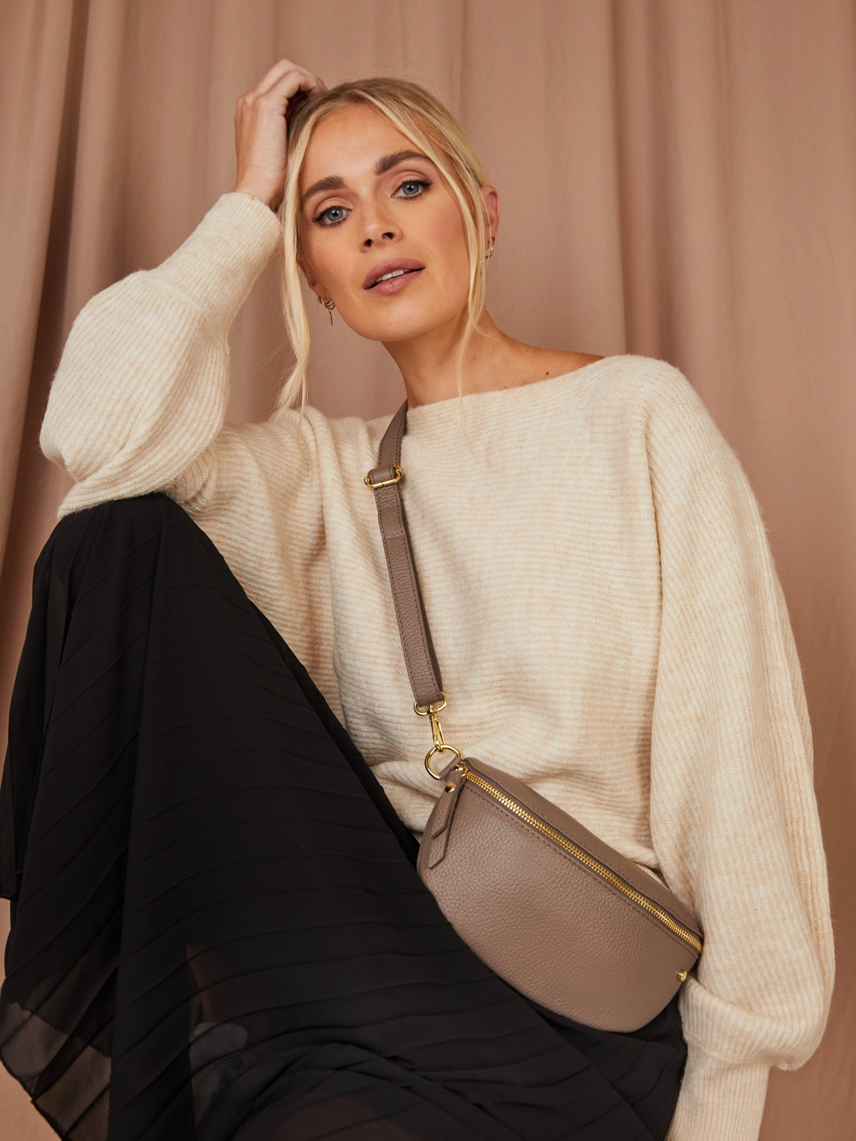 Sling Bag - Mink Grey