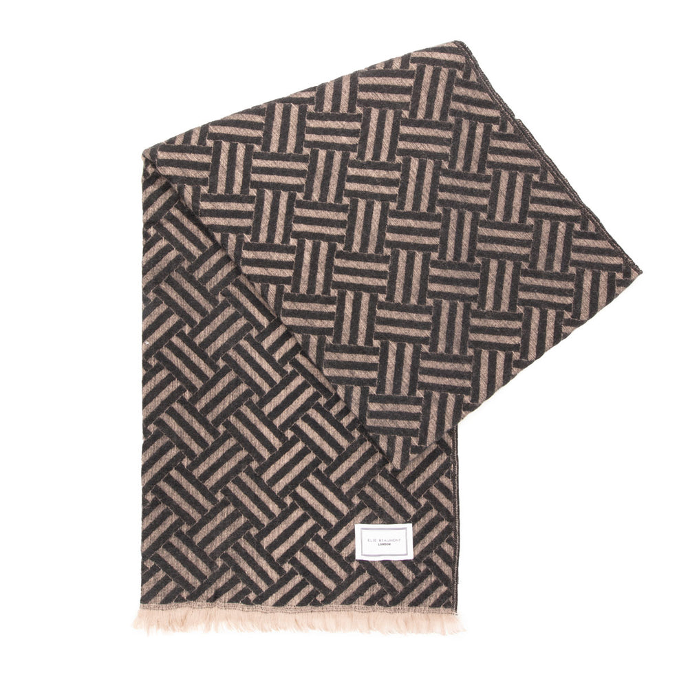 Winter Scarf Elite - Woven Black