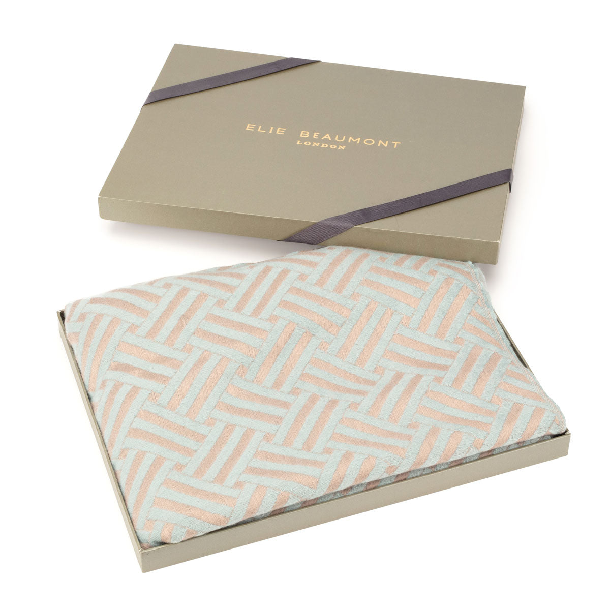 Winter Scarf Elite - Woven Duck Egg