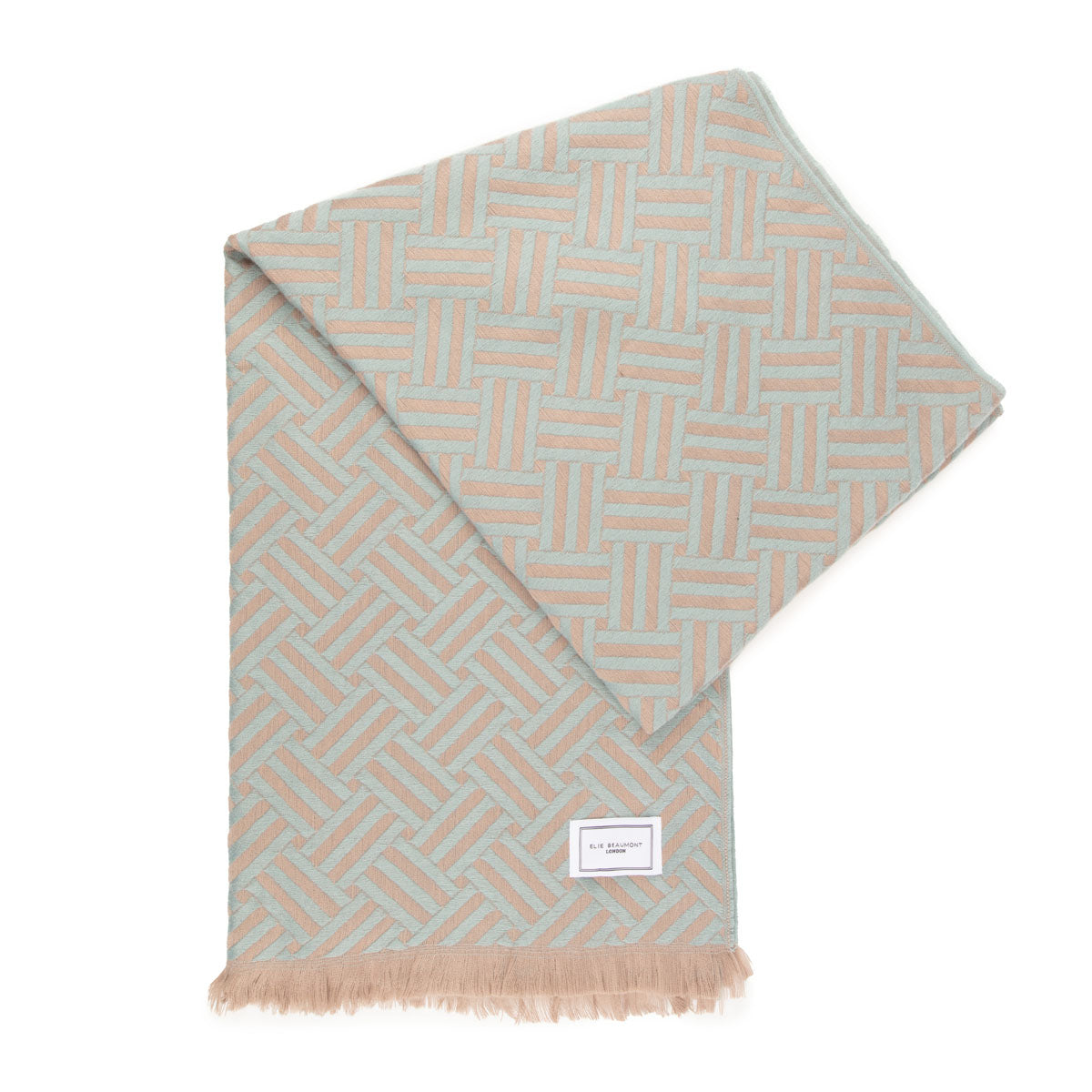 Winter Scarf Elite - Woven Duck Egg