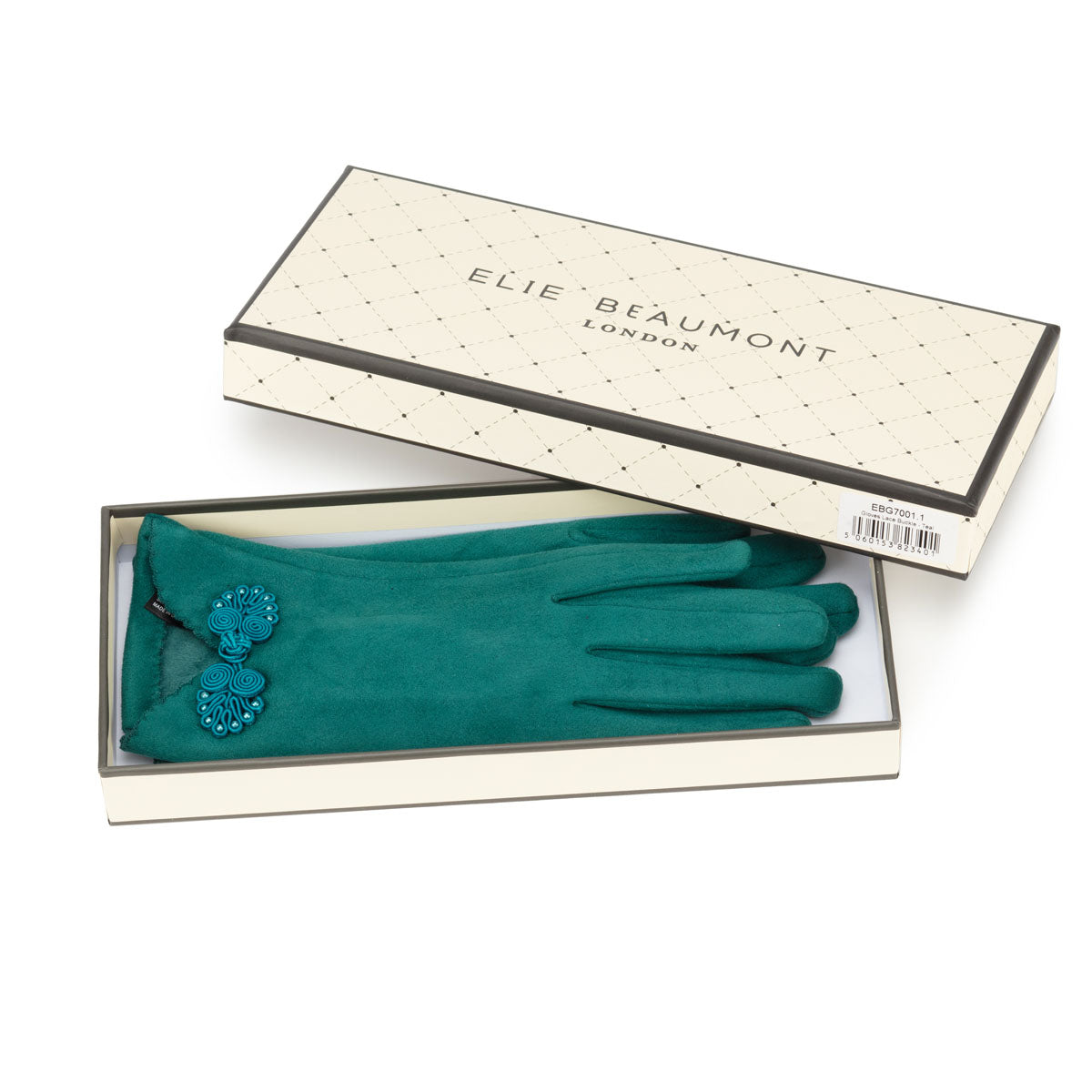 Gloves Lace Buckle - Teal