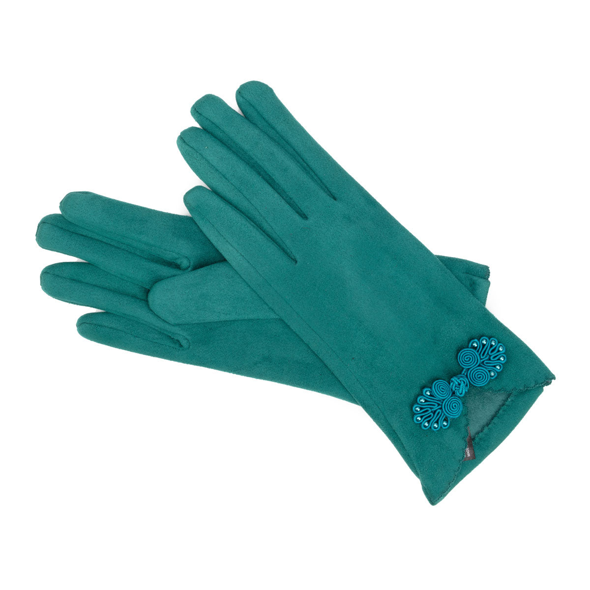 Gloves Lace Buckle - Teal