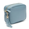 Crossbody Schwarz (Silbernes Chevronband)