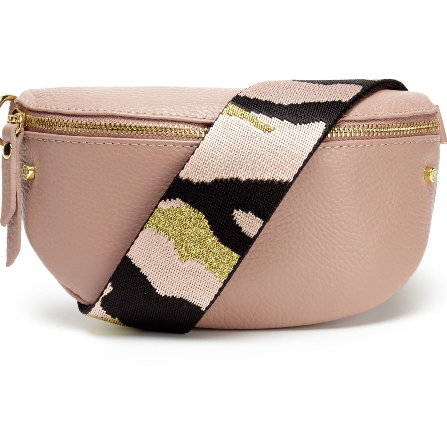 Sling Bag - Light Mauve with Pink Camouflage Strap