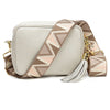 Crossbody Light Grey (Grey Abstract)
