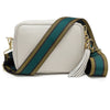 Crossbody Light Grey(Green Gold Trim)