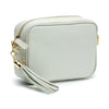 Crossbody Schwarz (Silbernes Chevronband)