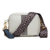 Crossbody Aqua (Orange Aztekenriemen)