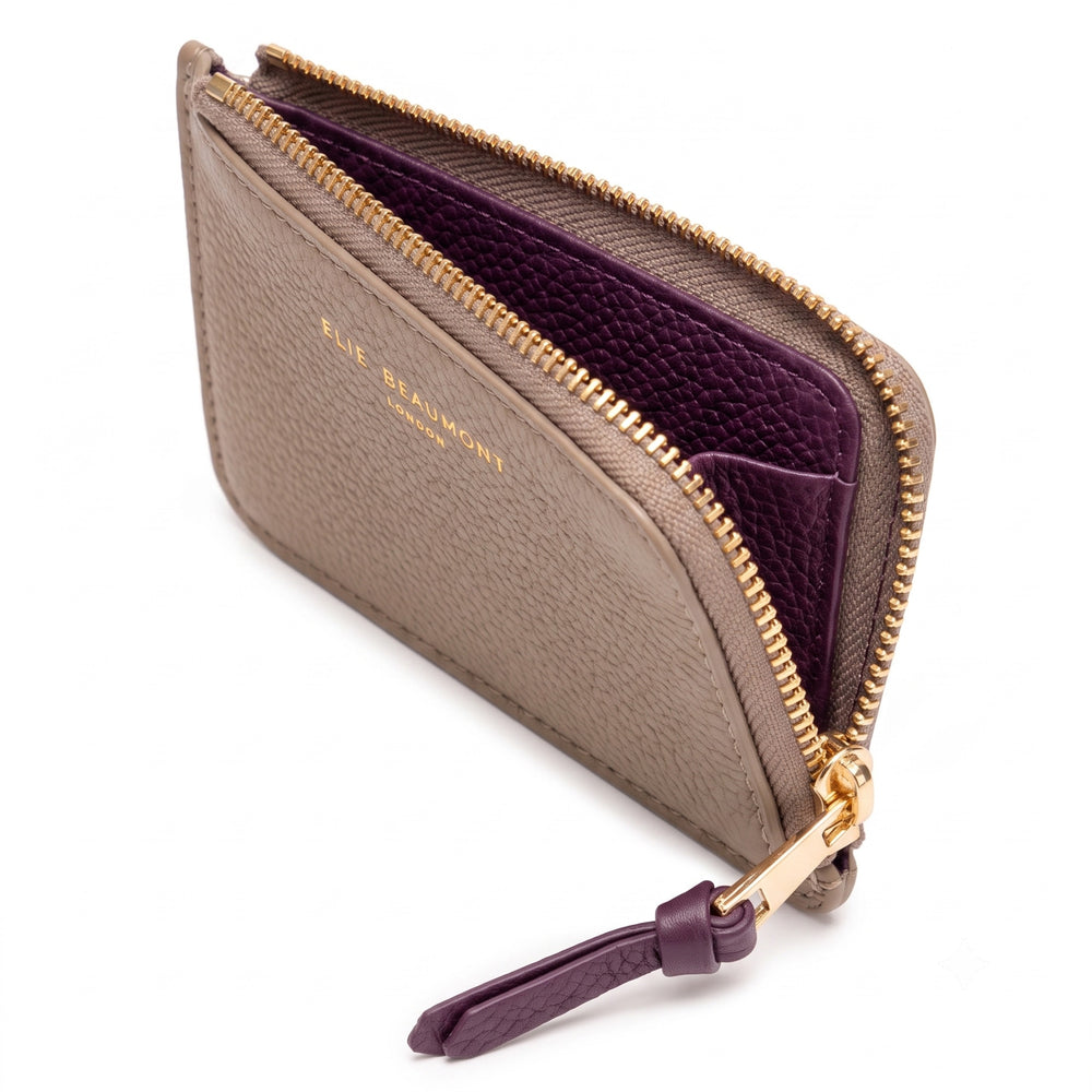 Coin Cardholder Mink-Plum