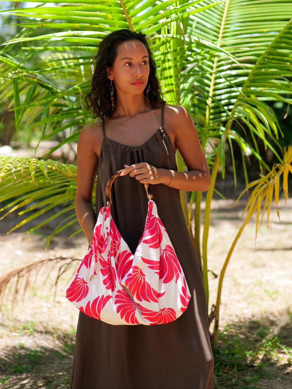Serendipity Handkerchief Bag - Fuchsia Banana