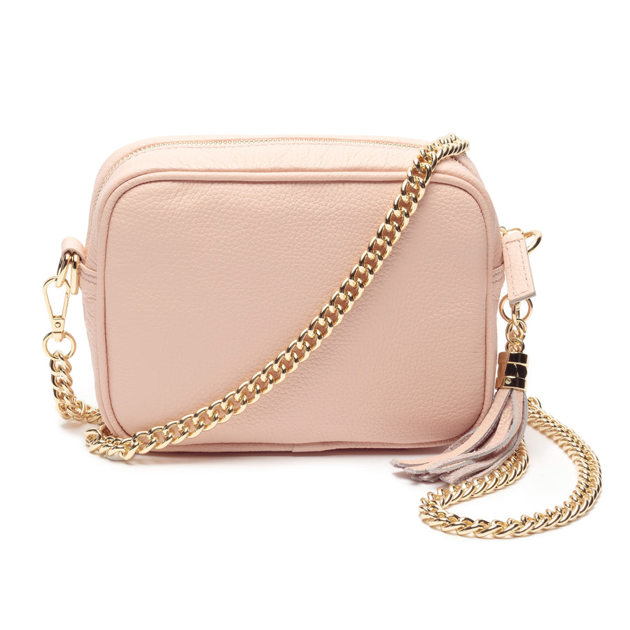 Crossbody Schwarz (Silbernes Chevronband)