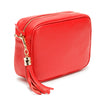 Crossbody Schwarz (Silbernes Chevronband)