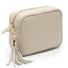 Crossbody Schwarz (Silbernes Chevronband)