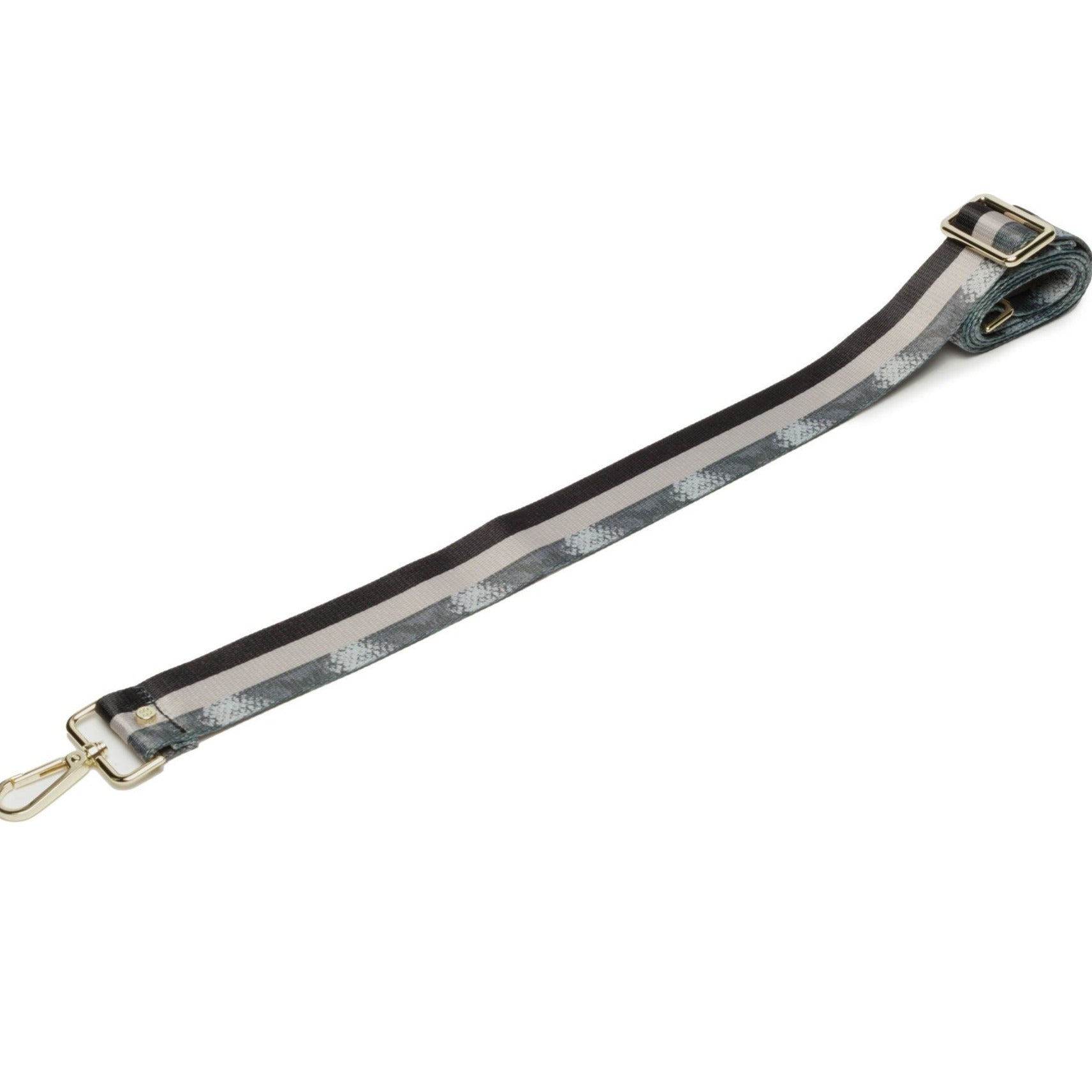 Crossbody strap - Python stripe