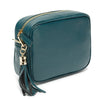 Crossbody Schwarz (Silbernes Chevronband)