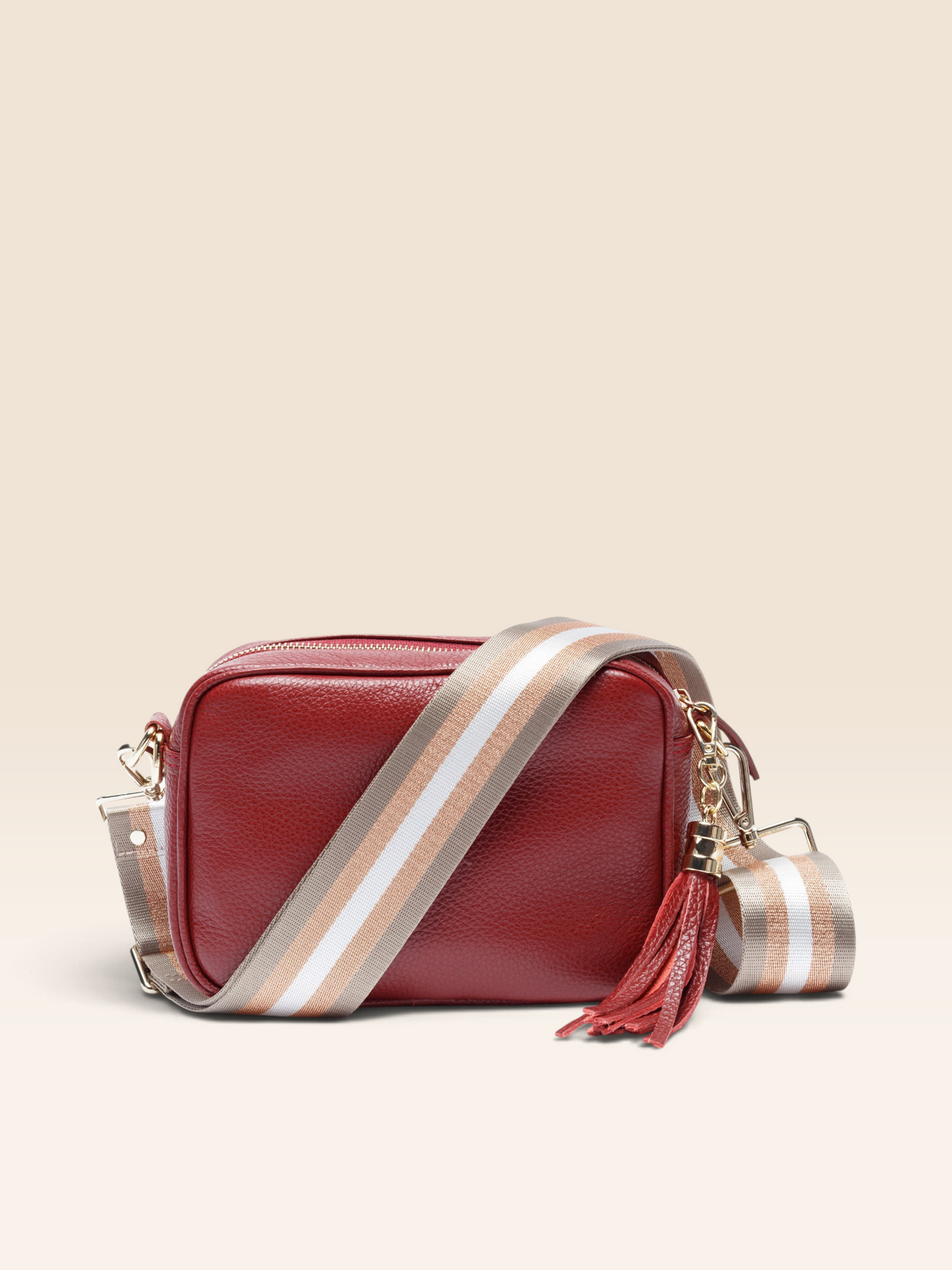 Crossbody Dunkelrot + 2 Kostenlose Riemen