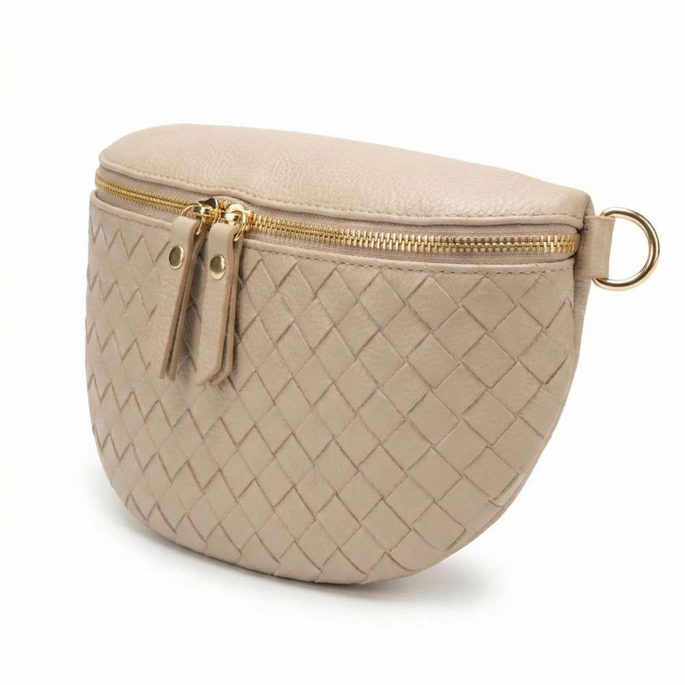 Woven Sling Bag Biscuit - Midi size