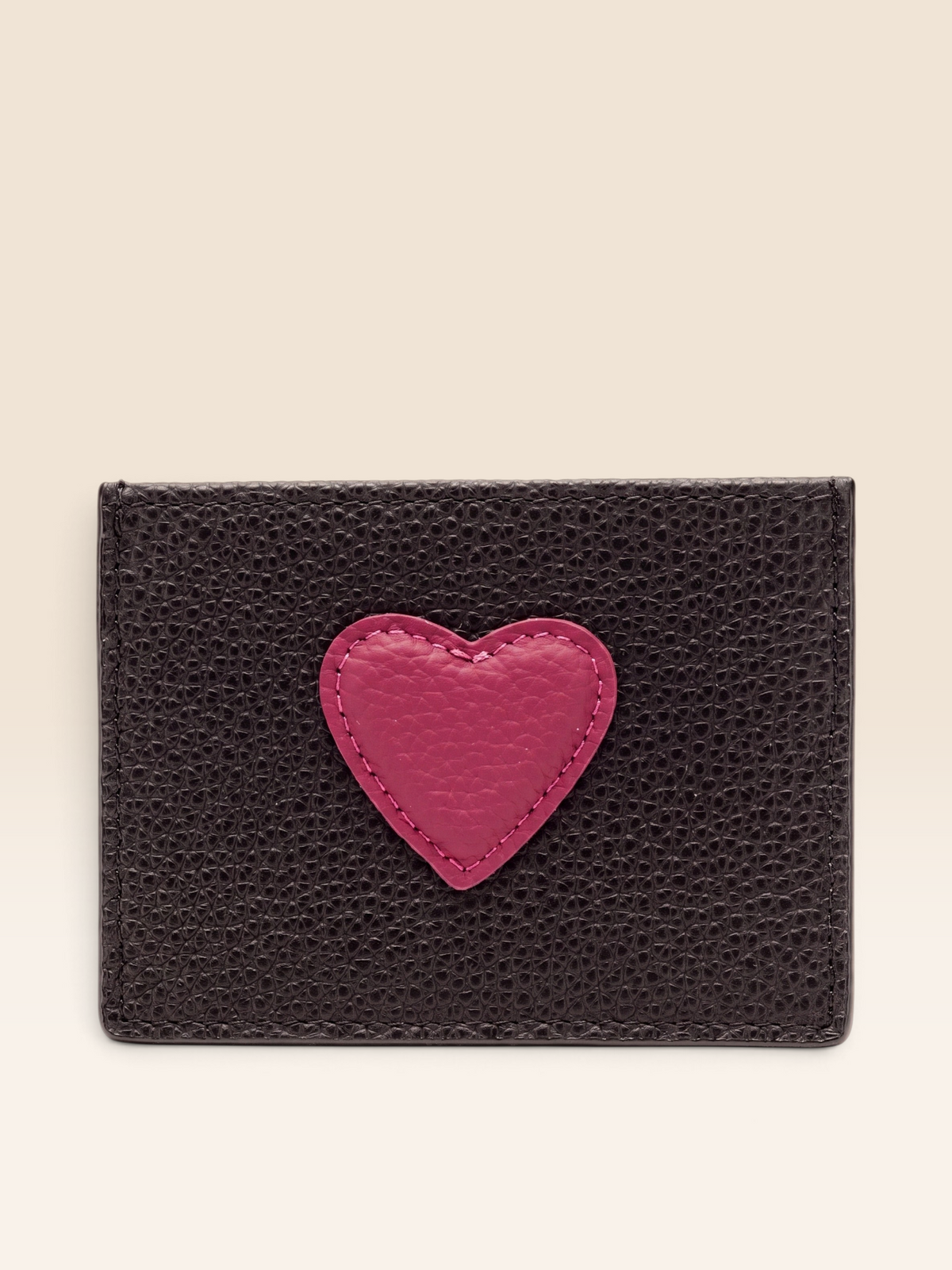 Cardholder Heart Black-Berry