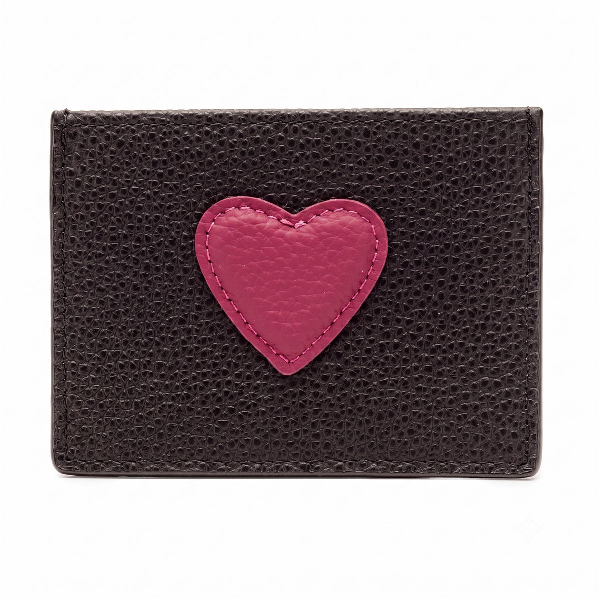 Cardholder Heart Black-Berry