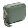 Crossbody Schwarz (Silbernes Chevronband)