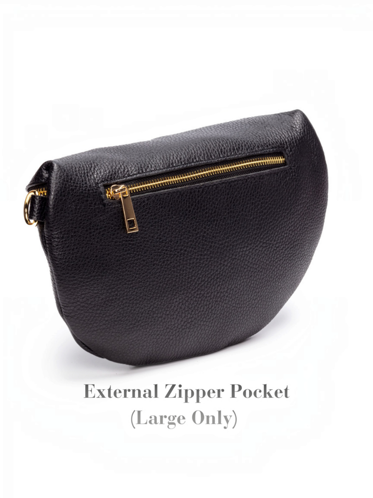 Sling Bag Black Combo-Bag, Cardholder & Gold Chevron strap