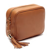 Crossbody Schwarz (Silbernes Chevronband)