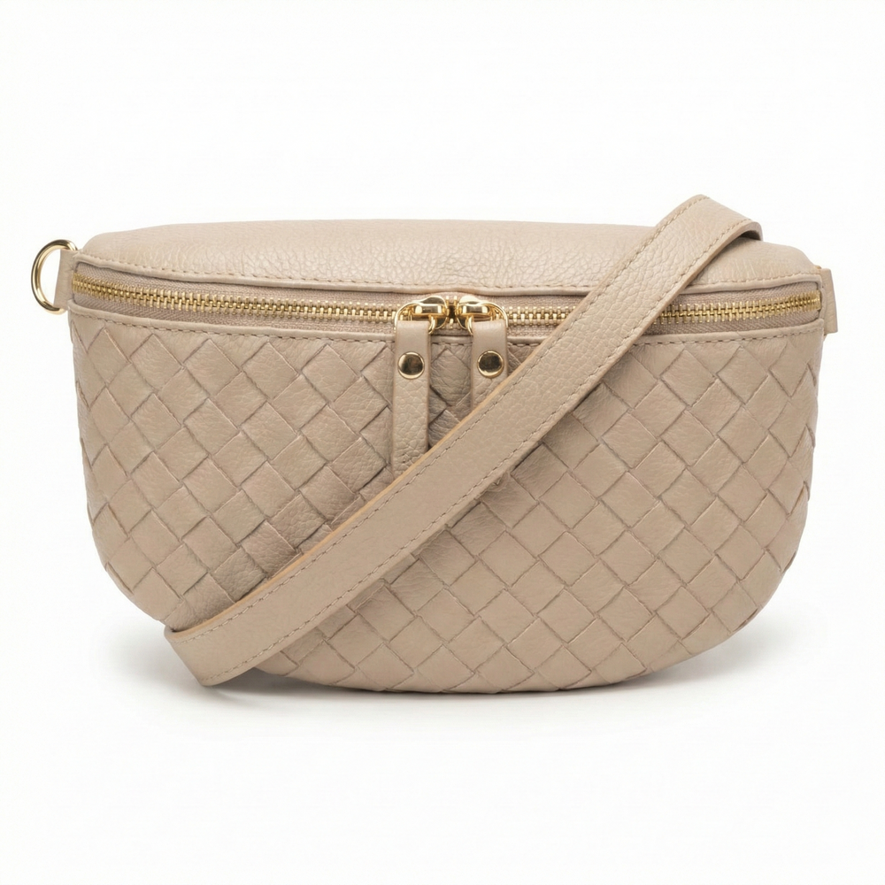 Woven Sling Bag Biscuit - Midi size