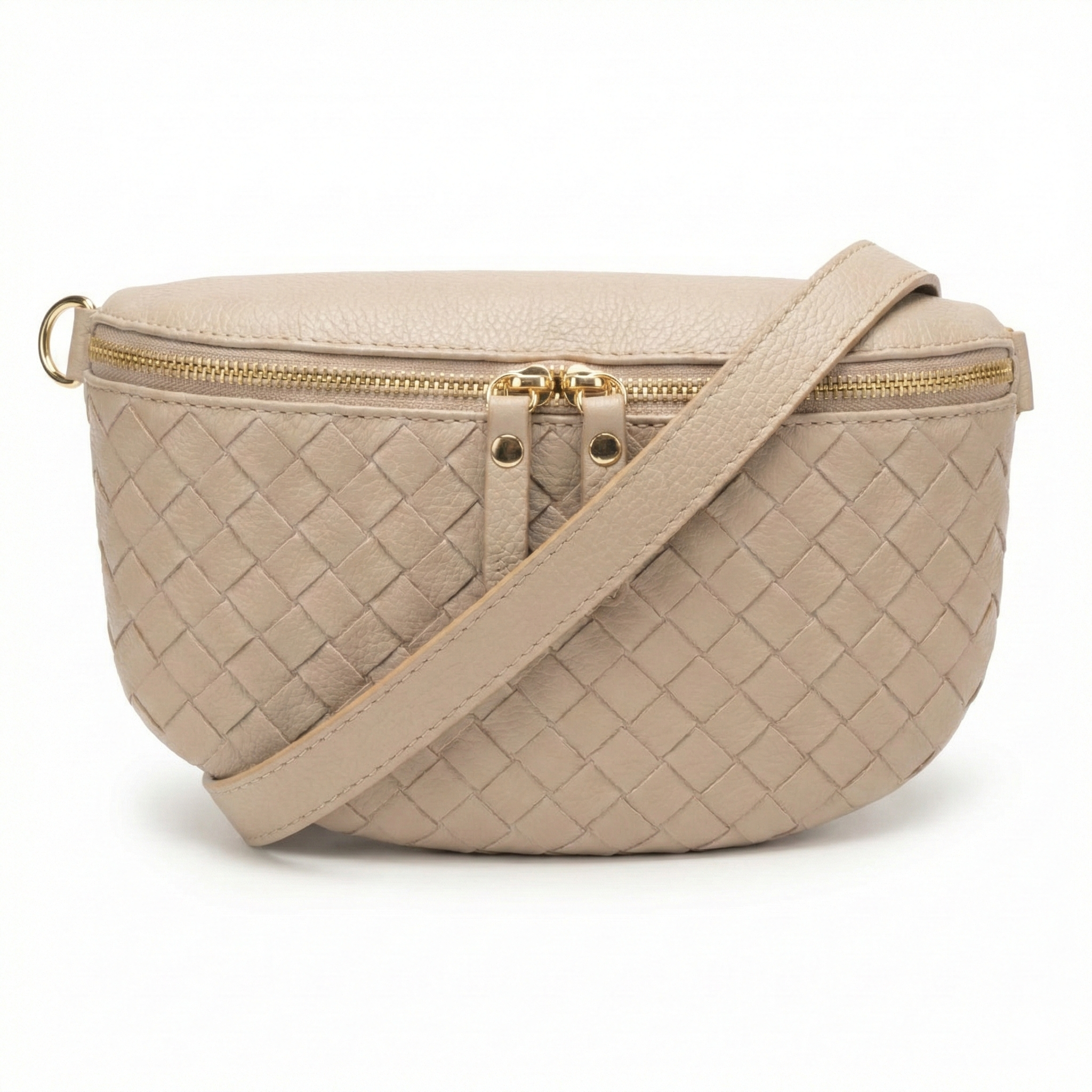 Woven Sling Bag Biscuit - Midi size
