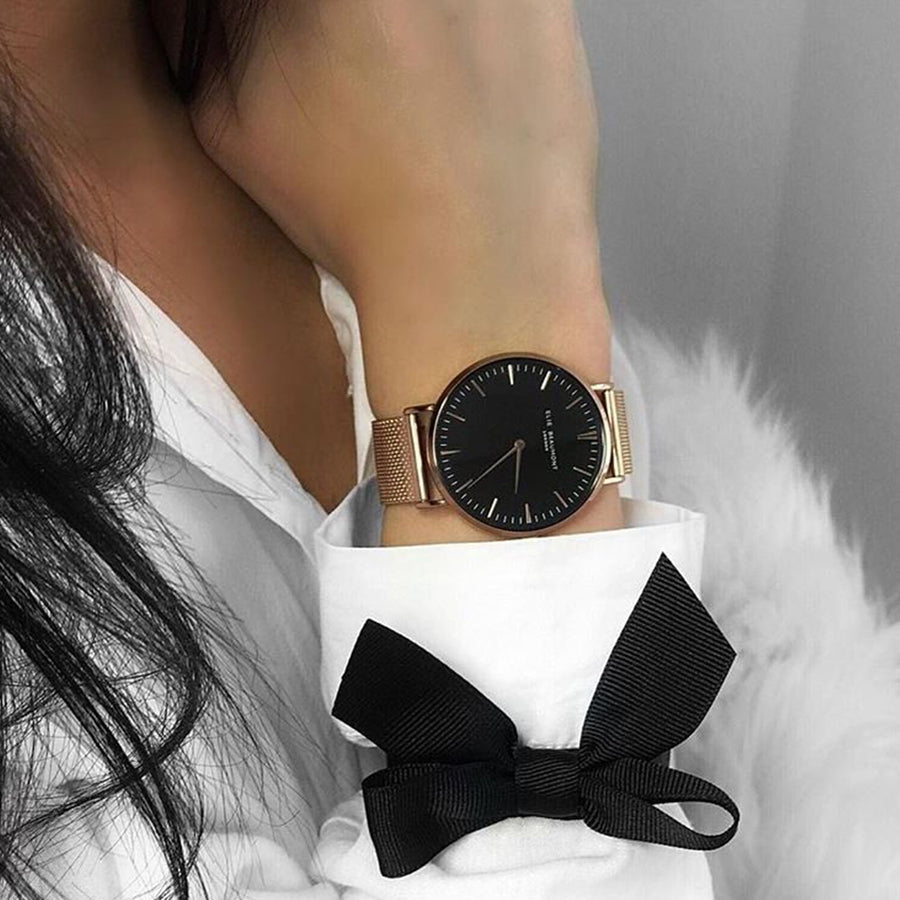 Oxford Small Mesh Rosegold/Black