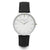 Mr Beaumont Leather Black/Silver Case
