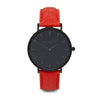 Vegan Oxford Large Black Dial/Red