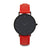 Vegan Oxford Large Black Dial/Red