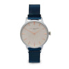 Holborn small magnetic ladies watch dark blue mesh strap 