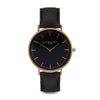 Vegan Oxford Large Black Dial/Black