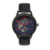 Mr Beaumont Automatic Skeleton Watch Black Case/Black Leather Strap