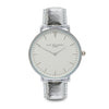 Vegan Oxford Large White Dial/Silver