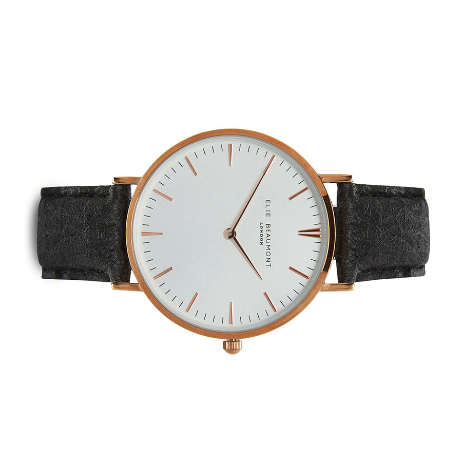 Vegan Oxford Large White Dial/Black