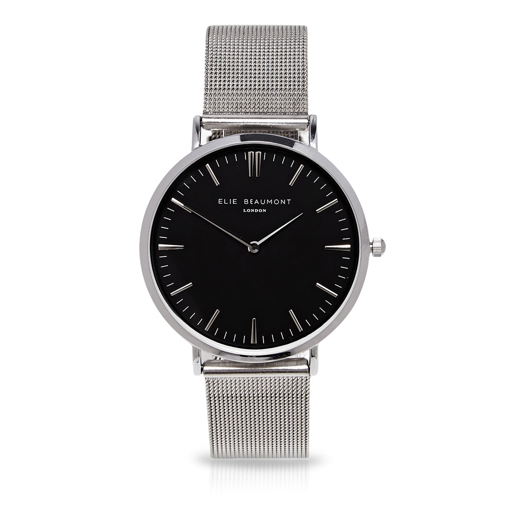 Oxford Large Mesh Silver/Black
