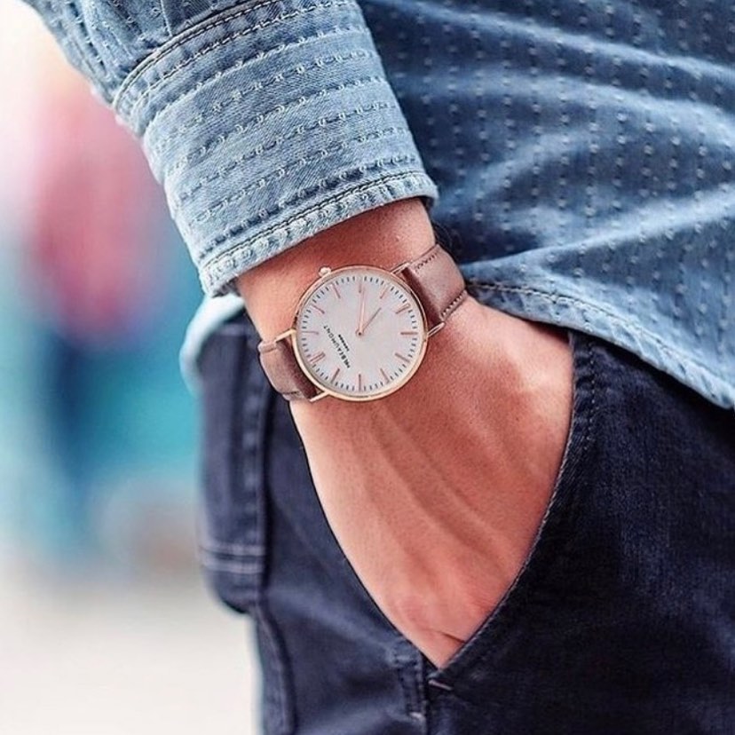 Mr Beaumont Leather Brown/Rosegold case