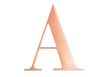 Rose Steel Initial A