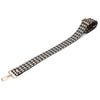 CROSSBODY RIEMEN - SCHWARZER HUNDEZAHNRIEMEN
