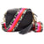 Mini Crossbody Black (Army Stripes Strap)