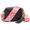 Mini Crossbody Black (Zigzag Strap)