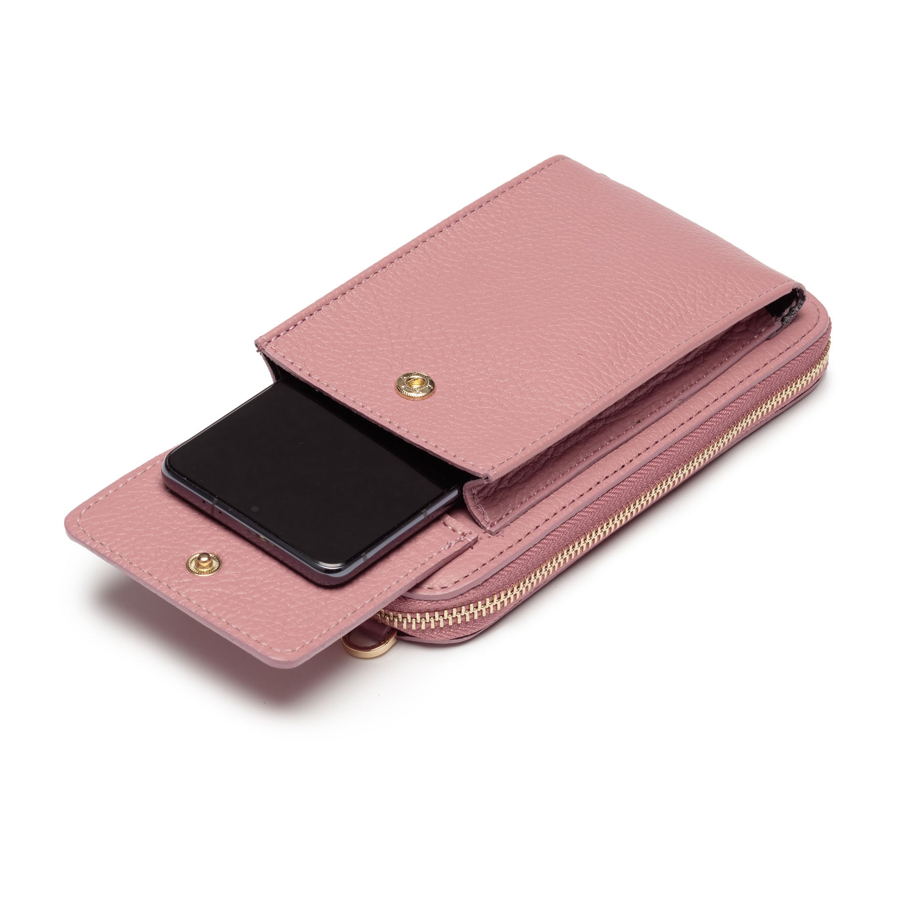 Phonebag Dusty Rose (Pink Camo strap)