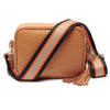 CROSSBODY BRAUN (ORANGE/SCHWARZER RIEMEN)
