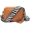 CROSSBODY BRAUN (ZEBRA RIEMEN)