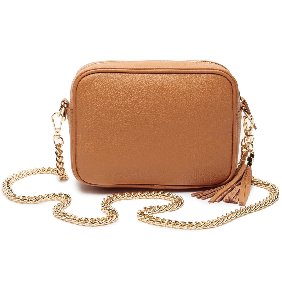CROSSBODY-BRAUN (GOLDKETTE)