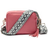 CROSSBODY ERDBEERE (PYTHON-TASCHENRIEMEN)