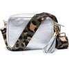 CROSSBODY SILBER (OLIVER LEOPARD RIEMEN)